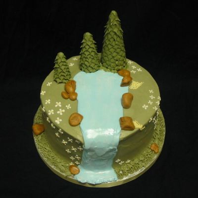 Geneva's "outdoorsy" Birthday Cake
