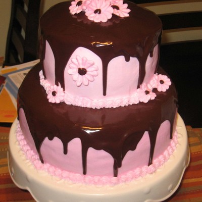 Pink With Ganache