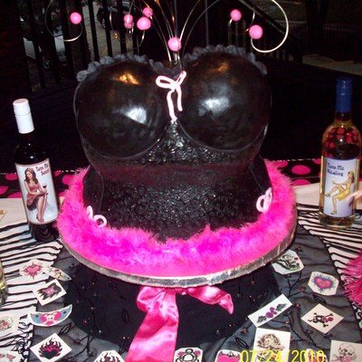 40Th Birthday Black Leather Corset