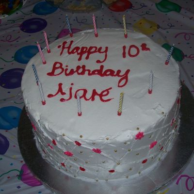 My Daughter's 10Th Birthday Cake