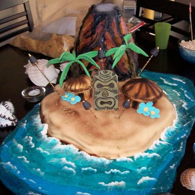 Volcano Cake