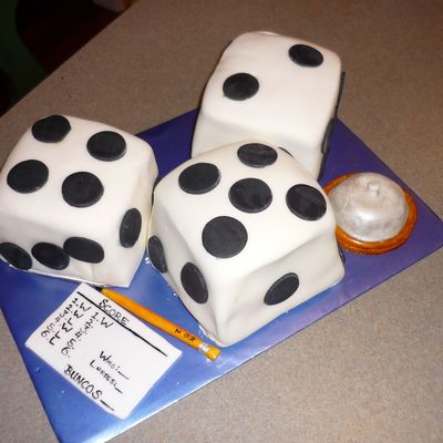 Dice/bunco Cake