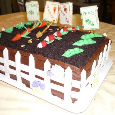 Vegetable Garden Cake