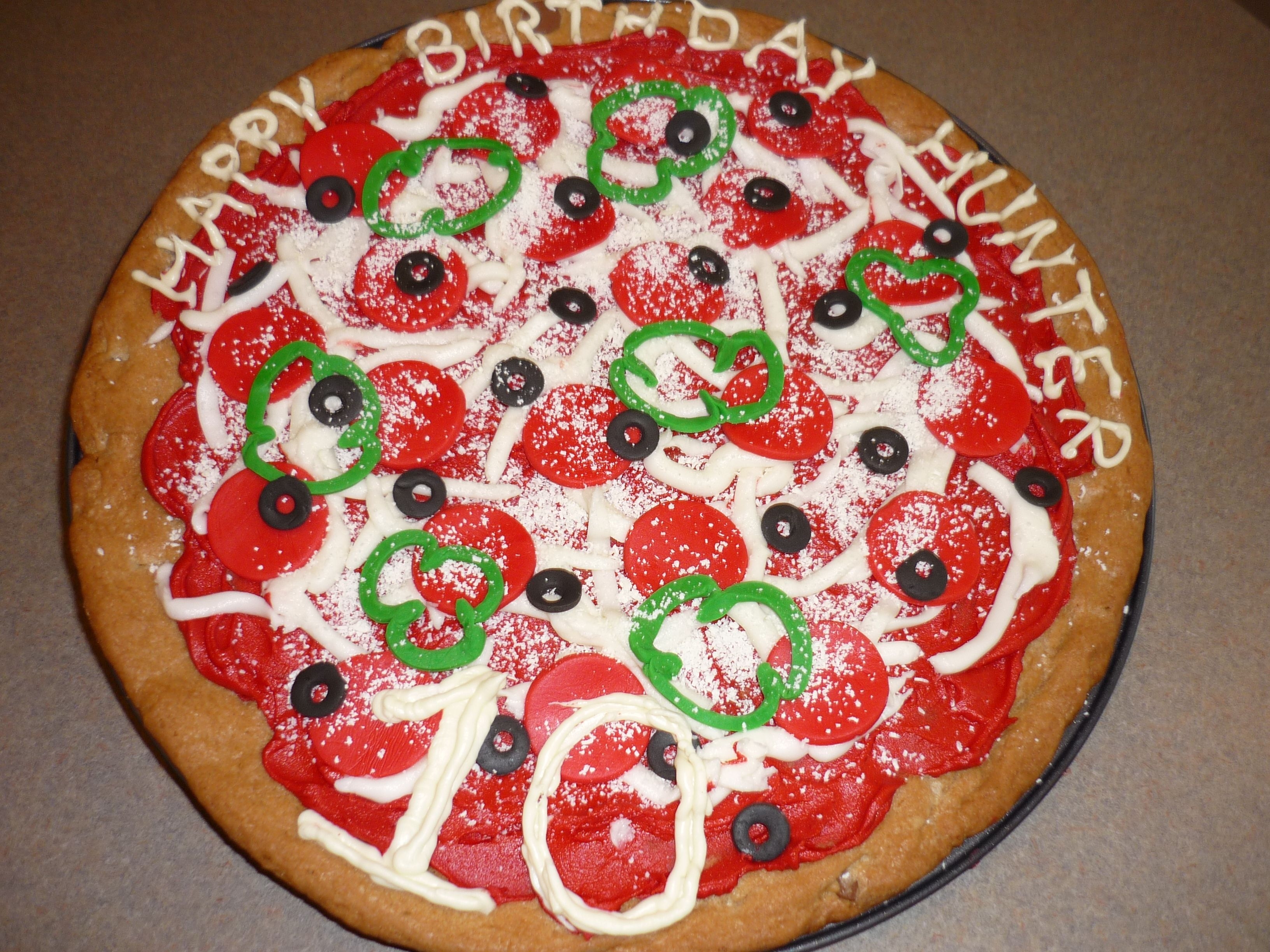 Chocolate Chip Cookie Pizza