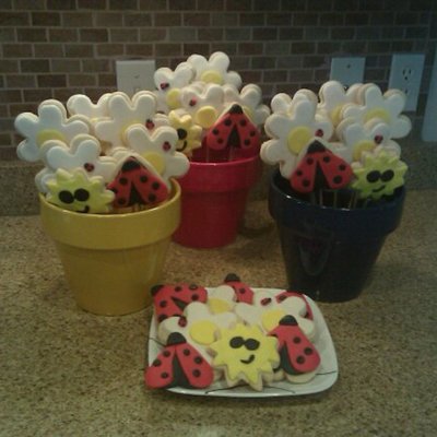 Bouquets I Made For My Neices To Give To Their Teachers