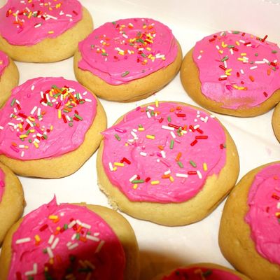 Pink Sugar Cookies