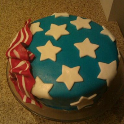 Flag Cake