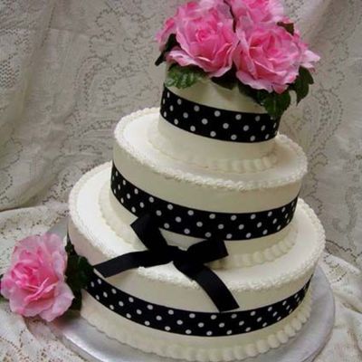 Dotted Black With Pink