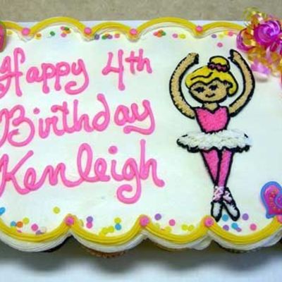 Ballet Cupcake Cake
