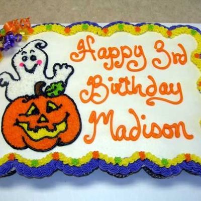 Halloween Cupcake Cake