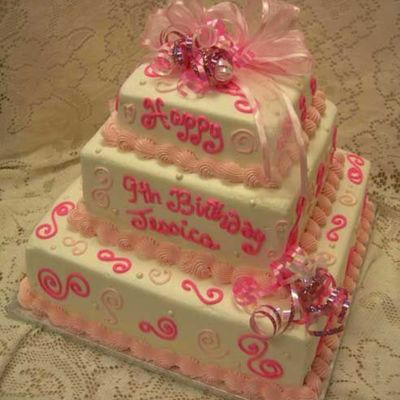 Tiered 9Th Birthday