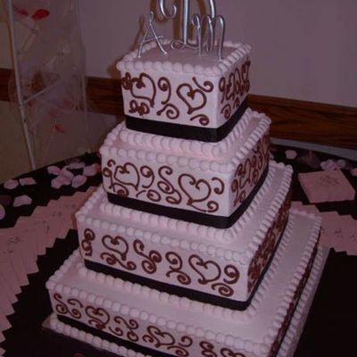 Pink And Brown Heart