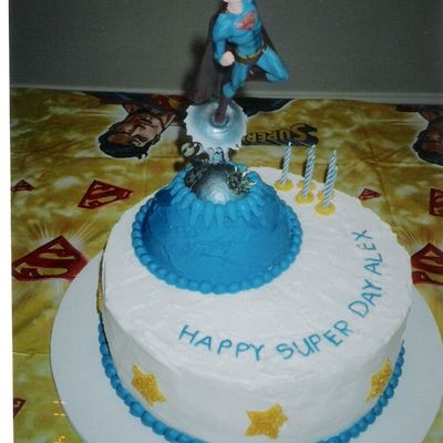 Superman Cake