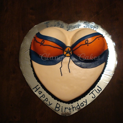 Broncos Cheerleader Torso