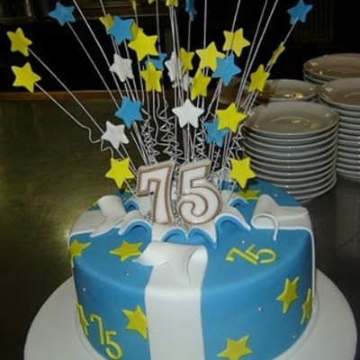 75Th Birthday Cake