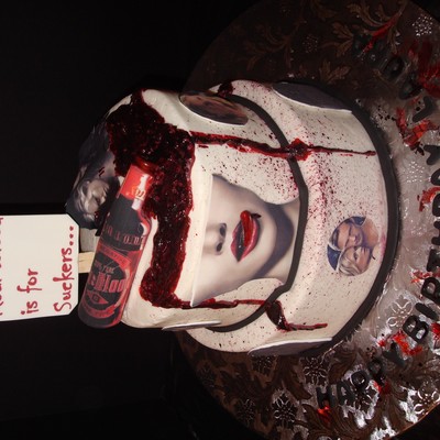 True Blood Vampire Cake