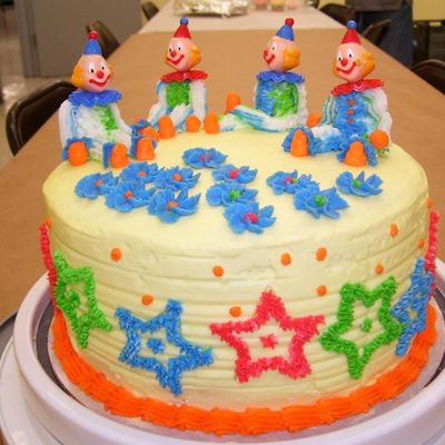 Wilton Project 2 - Clown Cake