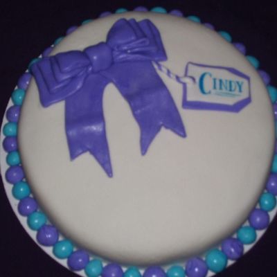 My First All Fondant Covered Cake