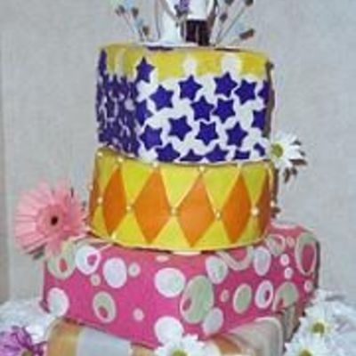 Mad Hatter Wedding Cake