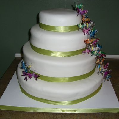 Butterfly Wedding Cake