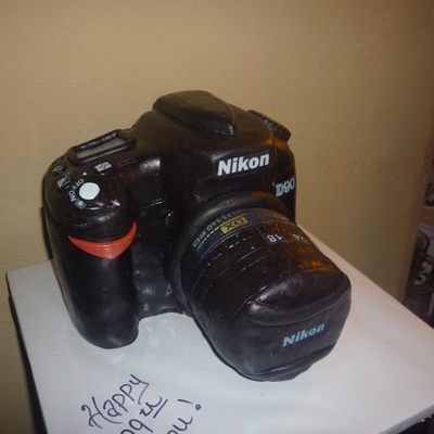 Nikon D90 Camera Cake