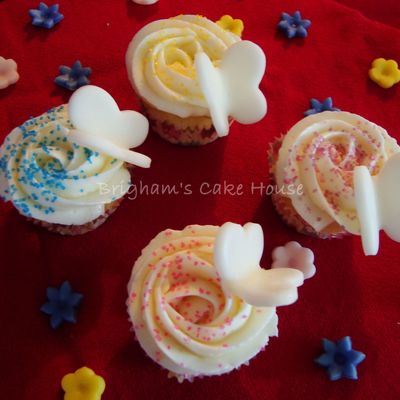 Mini Butterfly Cupcakes
