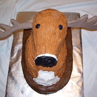 Deer Head Cake