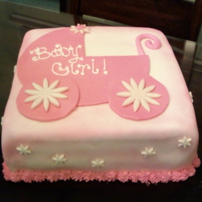 Girl Baby Shower Cake