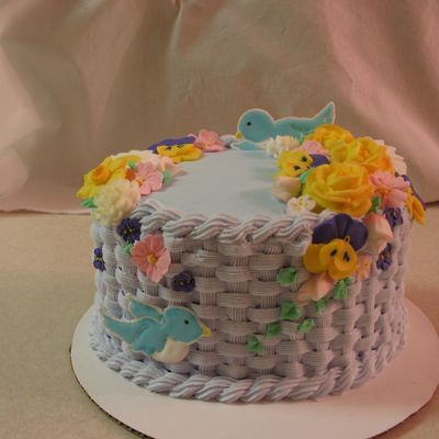 Wilton Course 2 Final Cake