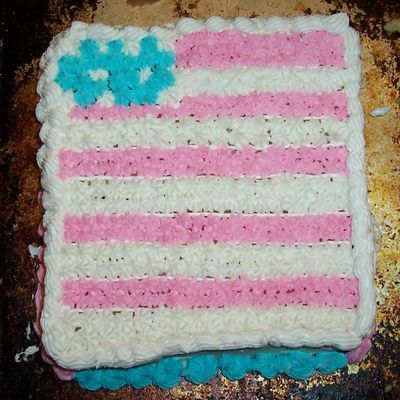 Flag Cake