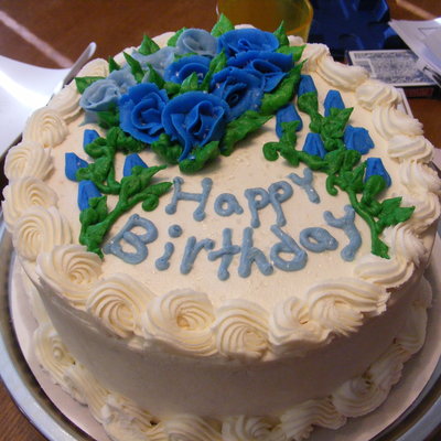 Flowers Birthday Cake