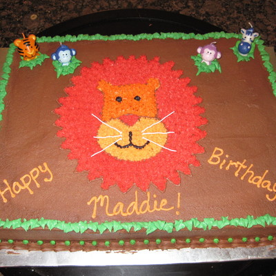 Safari Birthday Cake