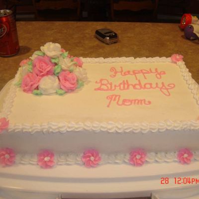 Rose Birthday Cake