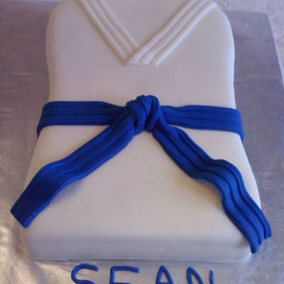 Karate Uniform Cake