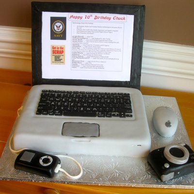 Laptop Cake