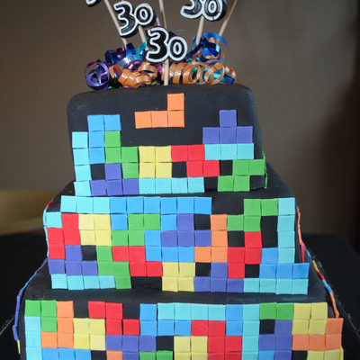 Tetris Cake