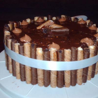 Pirouline Cake