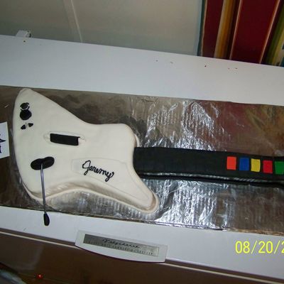 1St Guitar Hero Cake