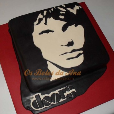 Jim Morrison Face Cake