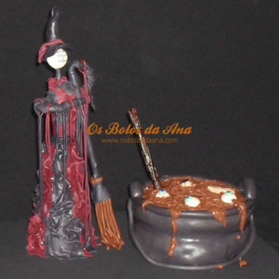 Witch Halloween Cake