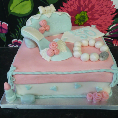 Shoe And Bag Cake