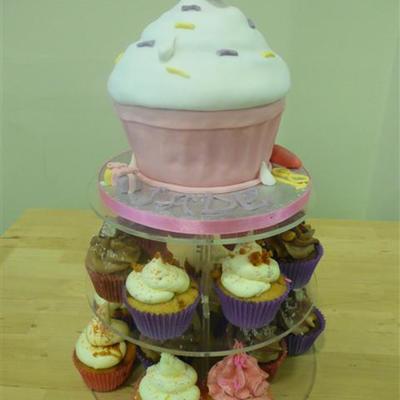 Giant Cupcake And Cupcakes