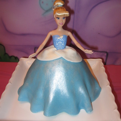 Cinderella Doll Cake