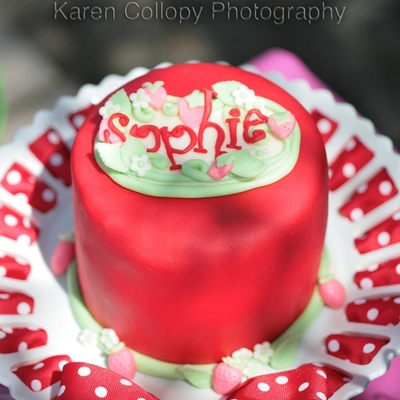 Strawberry Shortcake Party Cake