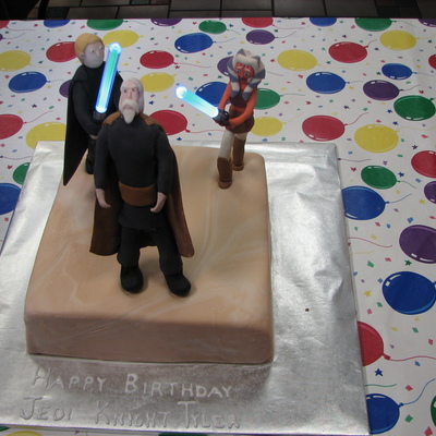 Star Wars/clone Wars Cake
