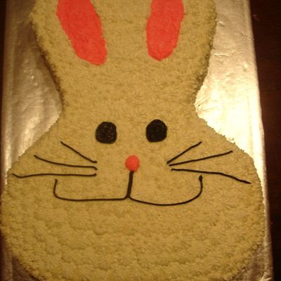 Bunny Face Cake