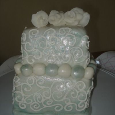 Painted Silvery Blue