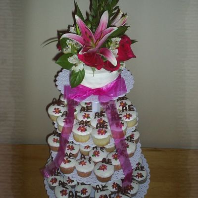 Cupcake Wedding Cake