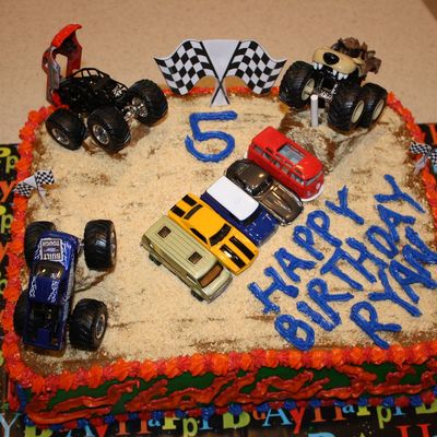 Monster Jam Truck Cake