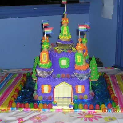Castle Cake For Daughter's 6Th Birthday